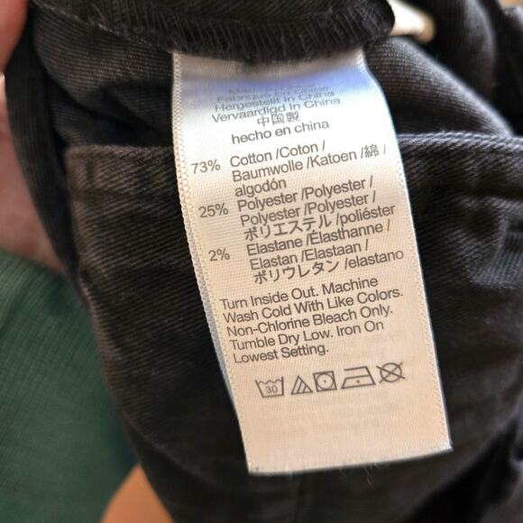 Athletic Slim Chino Pants: COOLMAX Edition Black Coat Charcoal Size 29 X 30 - Picture 10 of 11